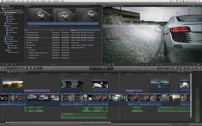 Final cut pro audio editor