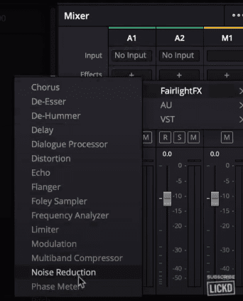 noise reduction mixer