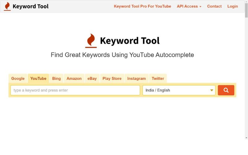 Keywordtool io research