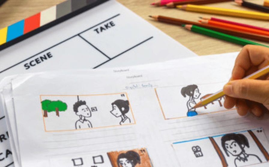 storyboard to write a vlog script