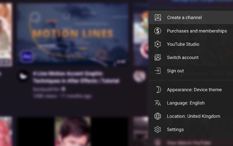How to create a YouTube channel