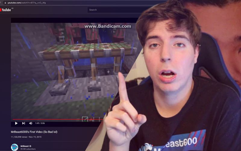 MrBeast's first video