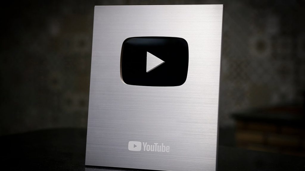 silver play button
