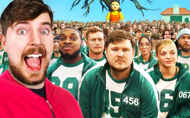 MrBeast squid game fresh and quality content