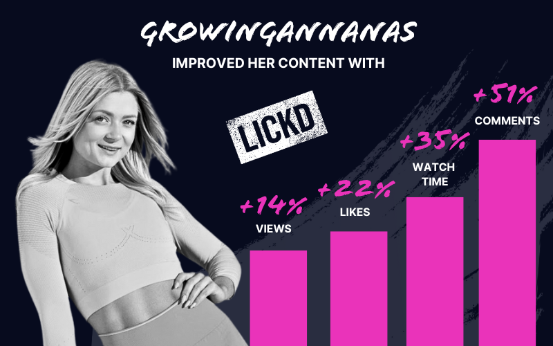 growingannanas growth with Lickd music