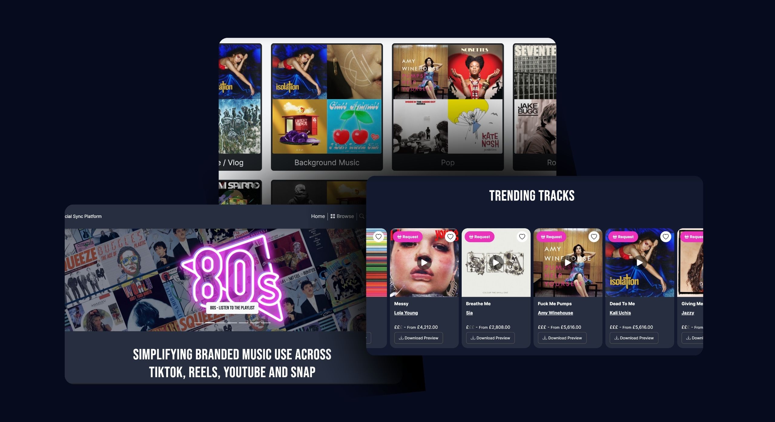 Lickd for brands Platform preview
